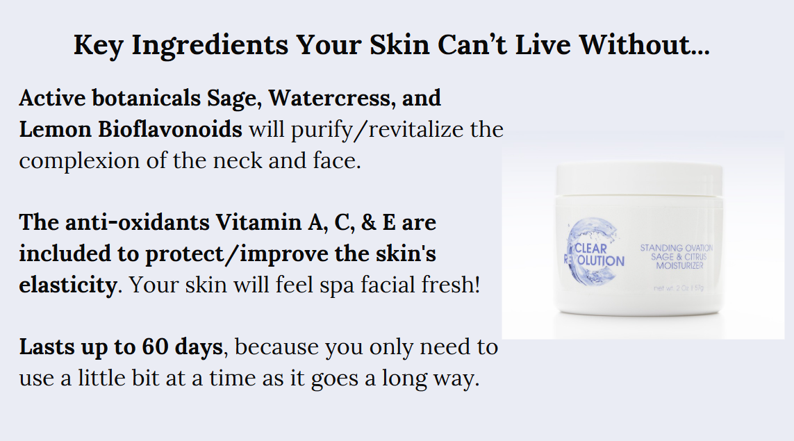 Standing Ovation Sage & Citrus Moisturizer